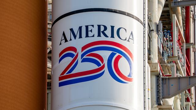 NASA image: NASA's Artemis II SLS Rocket and Orion Spacecraft Rollout to Launch Pad 39B